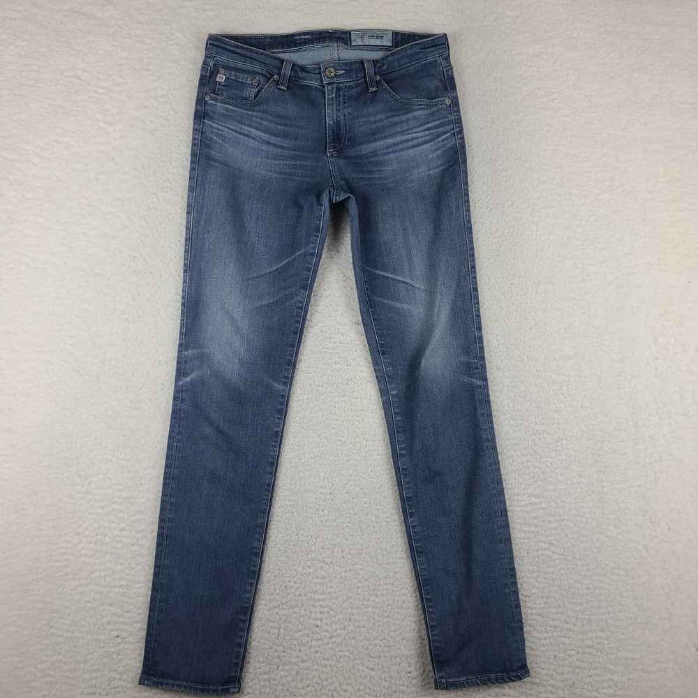 AG Adriano Goldschmied Jeans Womens 28 Blue The Prima Cigarette Leg Medium Wash